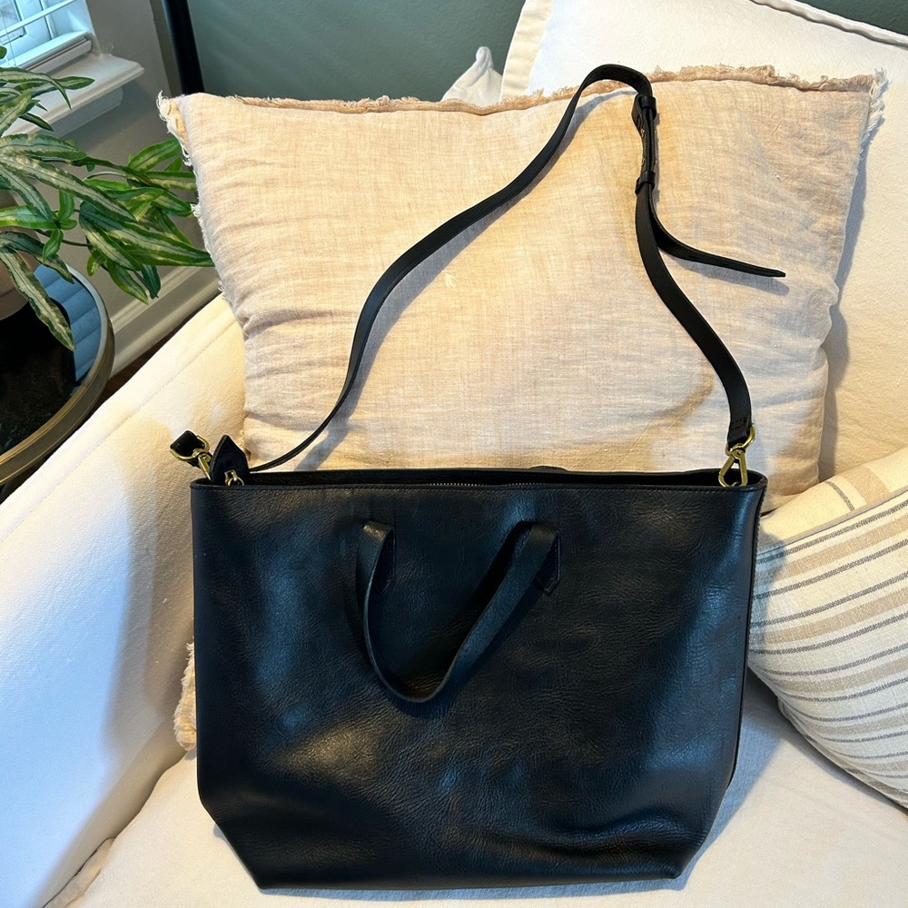Madewell Zip-Top Transport Carryall - Black